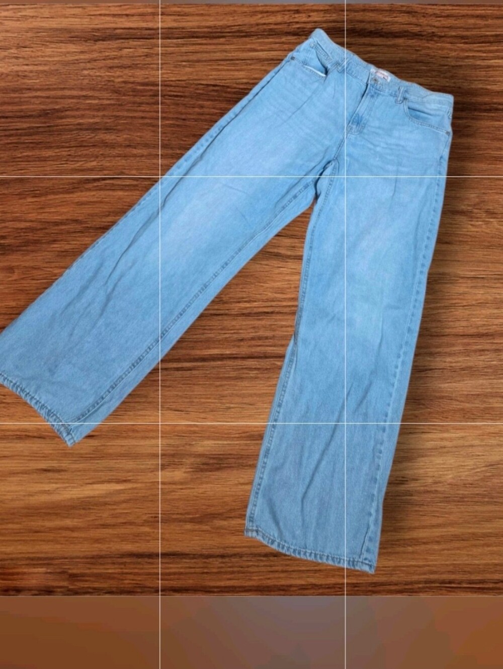 Lucky Brand Light Blue Wide Leg High Rise Jeans